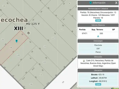 Terreno en Venta en Necochea, Partido de Necochea