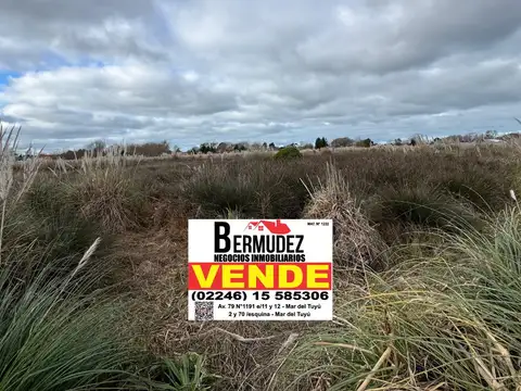 Terreno en Venta en Mar del Tuyú, Partido de La Costa
