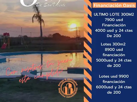 Terreno en Venta en San Vicente, Partido de San Vicente