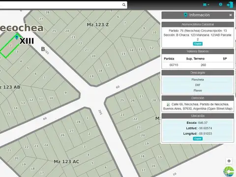 Terreno en Venta en Necochea, Partido de Necochea