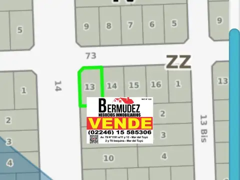 Terreno en Venta en Mar del Tuyú, Partido de La Costa