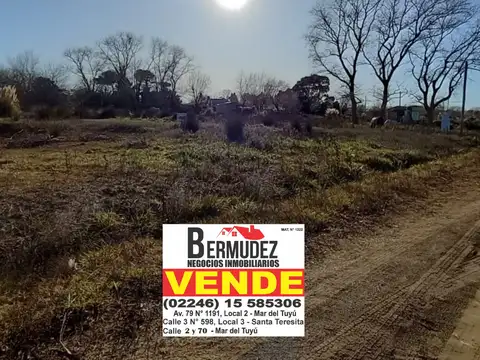 Terreno en Venta en Mar del Tuyú, Partido de La Costa