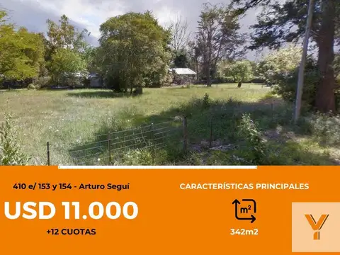 Terreno en Venta en Arturo Seguí, Partido de La Plata
