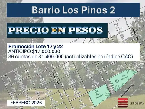 Terreno en Venta en Los Pinos, Exaltacion de la Cruz