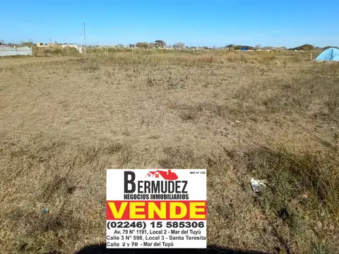 Terreno en Venta en Mar del Tuyú, Partido de La Costa