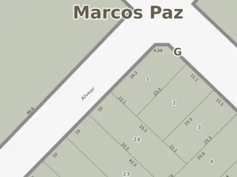 Terreno en Venta en Marcos Paz, Partido de Marcos Paz