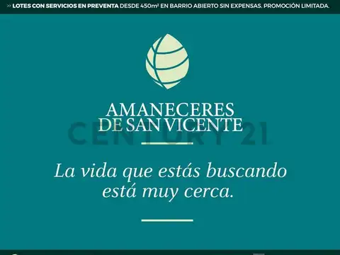 Terreno en Venta en San Vicente, Partido de San Vicente