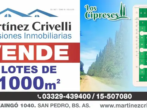 Terreno en Venta en San Pedro, Partido de San Pedro