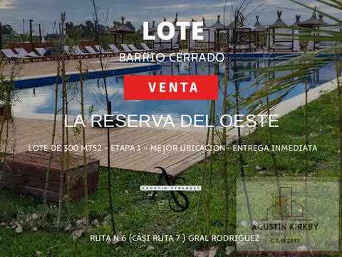 Terreno en Venta en General Rodriguez, Partido de General Rodríguez