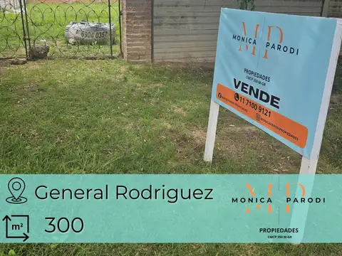 Terreno en Venta en General Rodriguez, Partido de General Rodríguez