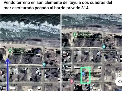 Terreno en Venta en San Clemente del Tuyu, Partido de La Costa
