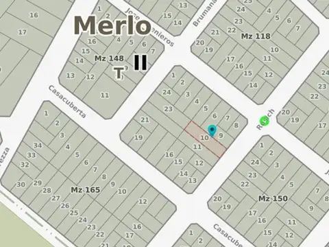 Terreno en Venta en Mariano Acosta, Partido de Merlo