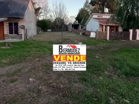 Terreno en Venta en Mar del Tuyu, Partido de La Costa