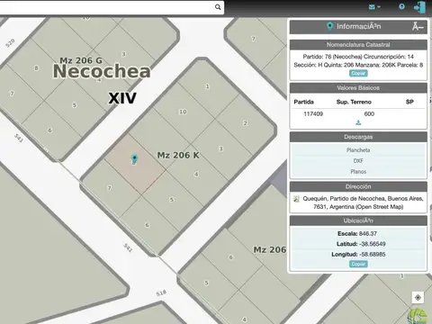 Terreno en Venta en Necochea, Partido de Necochea