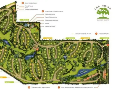 Terreno en Venta en Club de Campo Las Hojas, Countries y Barrios Cerrados en Marcos Paz