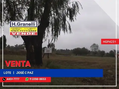 Terreno en Venta en Jose Clemente Paz, Partido de José C. Paz