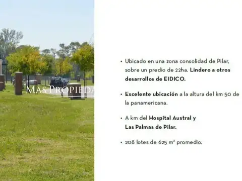 Terreno en Venta en Presidente Derqui, Partido de Pilar