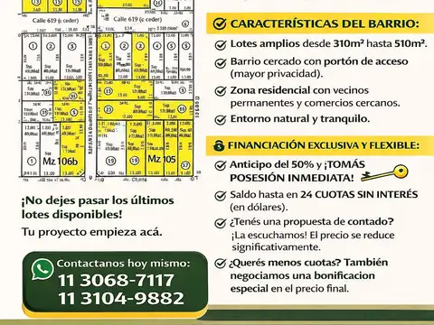 Terreno en Venta en Centro Agricola el Pato, Partido de Berazategui