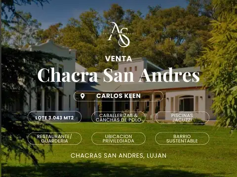 Terreno en Venta en Carlos Keen, Partido de Luján