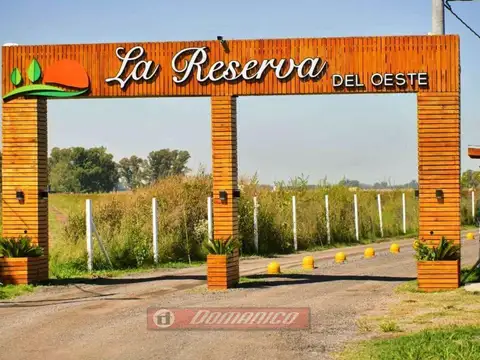 Terreno en Venta en La Reserva Del Oeste, Countries y Barrios Cerrados en General Rodriguez