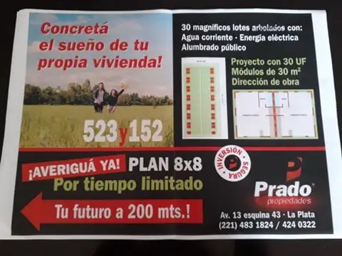 Terreno en Venta en La Plata, Partido de La Plata