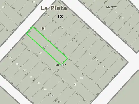 Terreno en Venta en La Plata, Partido de La Plata