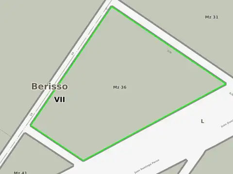 Terreno en Venta en Berisso, Partido de Berisso