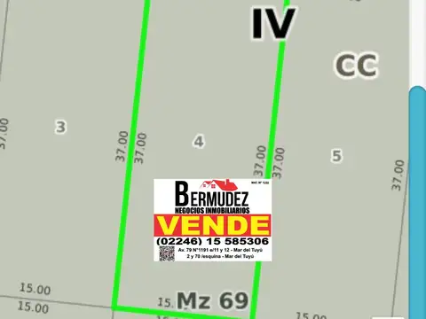 Terreno en Venta en Costa del Este, Partido de La Costa
