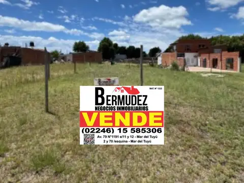 Terreno en Venta en Mar del Tuyu, Partido de La Costa