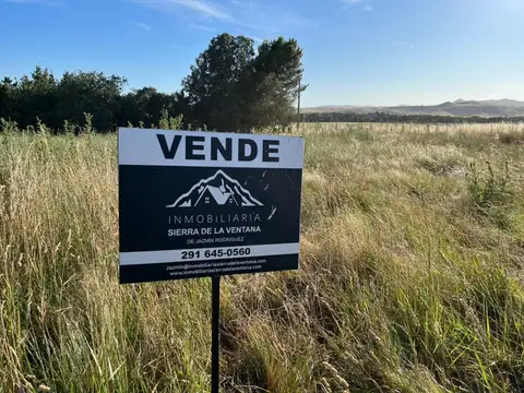 Terreno en Venta en Sierra de la Ventana, Partido de Tornquist
