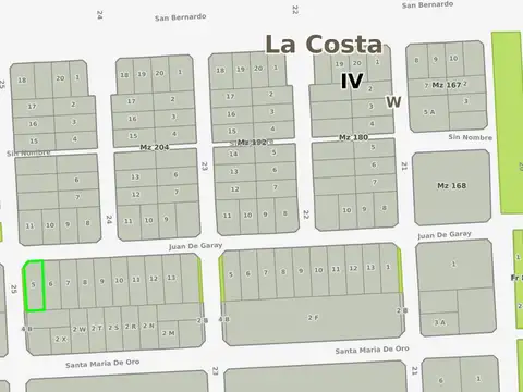 Terreno en Venta en San Bernardo del Tuyu, Partido de La Costa