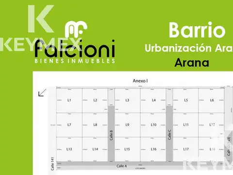 Terreno en Venta en Arana, Partido de La Plata