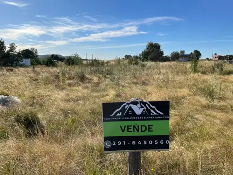 Terreno en Venta en Sierra de la Ventana, Partido de Tornquist