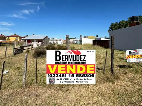 Terreno en Venta en Mar del Tuyu, Partido de La Costa