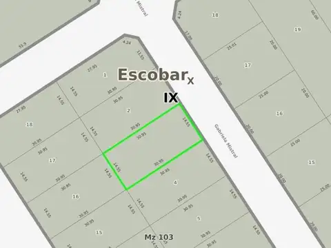 Terreno en Venta en Ingeniero Maschwitz, Partido de Escobar