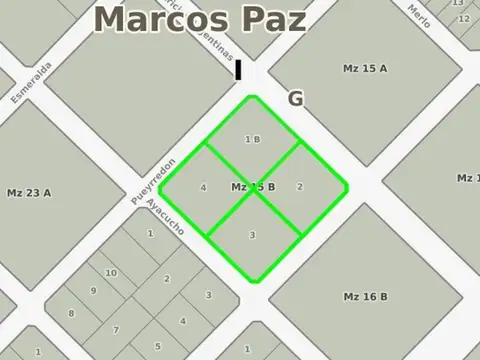 Terreno en Venta en Marcos Paz, Partido de Marcos Paz