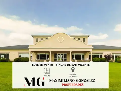 Terreno en Venta en Fincas de San Vicente, Canning