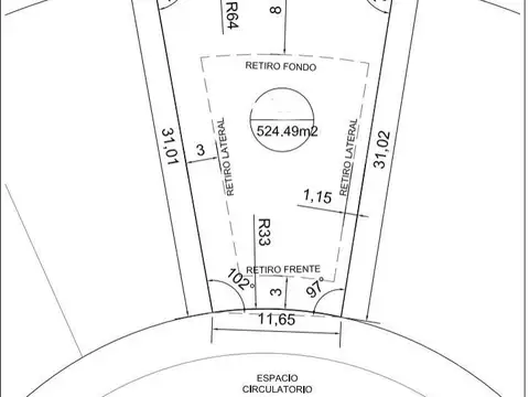 Terreno en Venta en Pilar del Este - Santa Lucia, Countries y Barrios Cerrados en Pilar