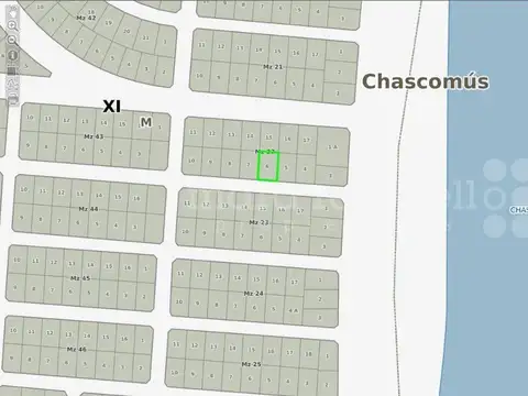 Terreno en Venta en Chascomus, Partido de Chascomús