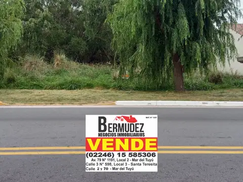 Terreno en Venta en Mar del Tuyu, Partido de La Costa