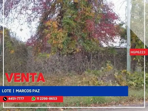 Terreno en Venta en Marcos Paz, Partido de Marcos Paz
