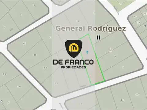 Terreno en Venta en General Rodriguez, Partido de General Rodríguez