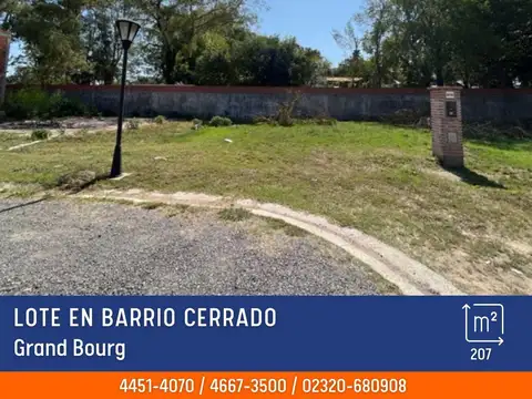 Terreno en Venta en Grand Bourg, Partido de Malvinas Argentinas