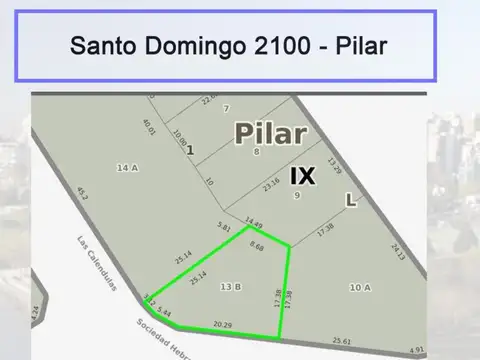 Terreno en Venta en Pilar, Partido de Pilar