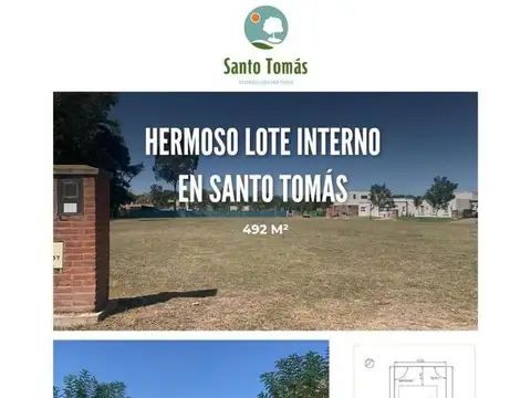 Terreno en Venta en Santo Tomas, Countries y Barrios Cerrados en Pilar