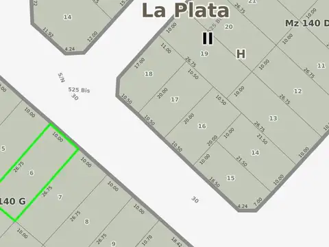 Terreno en Venta en Tolosa, Partido de La Plata