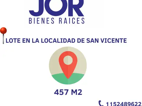 Terreno en Venta en San Vicente, Partido de San Vicente