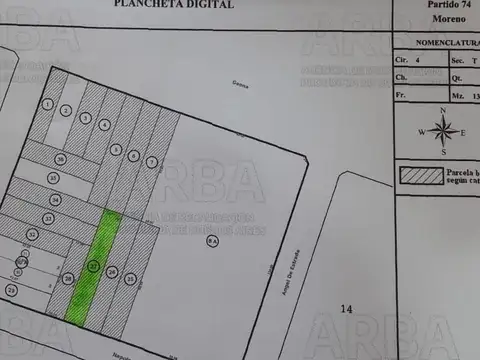 Terreno en Venta en Francisco Alvarez, Partido de Moreno