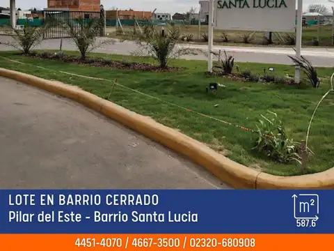 Terreno en Venta en Villa Rosa, Partido de Pilar