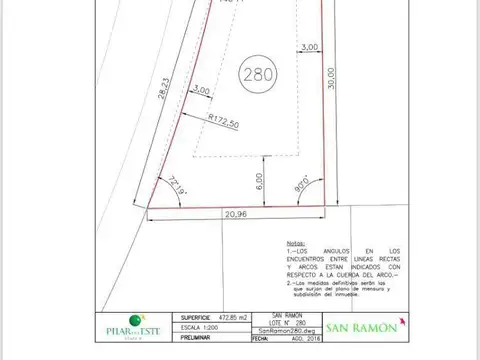 Terreno en Venta en Pilar del Este - San Ramon, Countries y Barrios Cerrados en Pilar